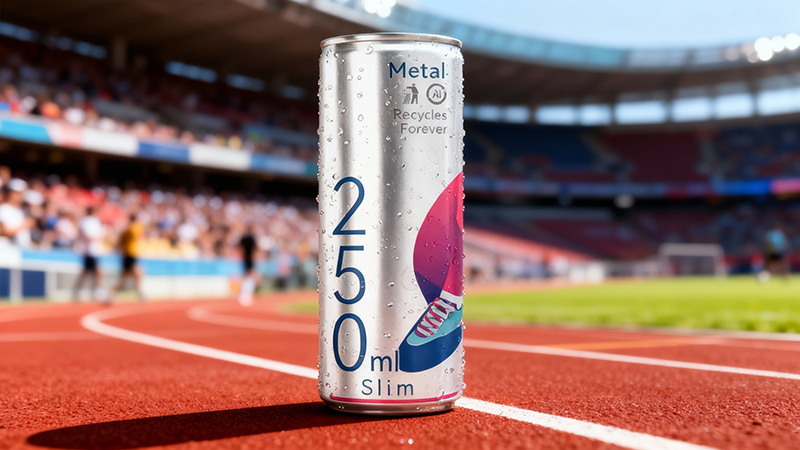 250ml slim aluminum cans for energy drinks