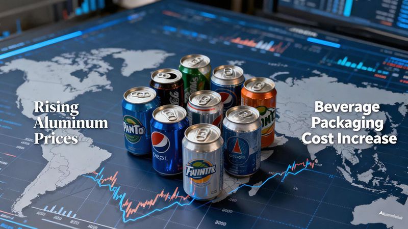 Rising aluminum prices impacting beverage packaging costs worldwide