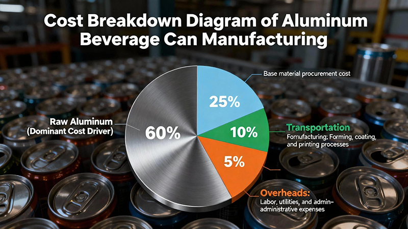 Raw aluminum as the dominant cost driver in beverage can manufacturing