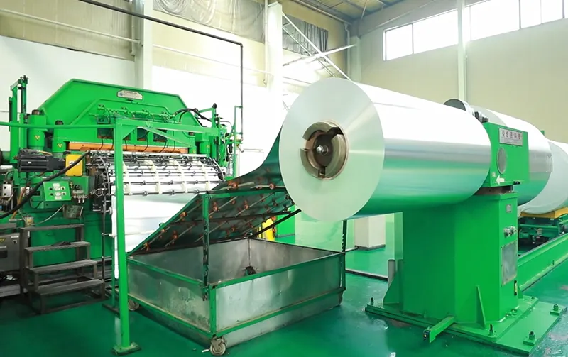 Rolled aluminum coil prepared for beverage can manufacturing