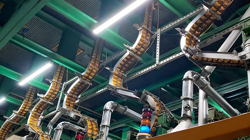 high-speed production line at Baixi Industry manufacturing both aluminum can bodies and lids for breweries.