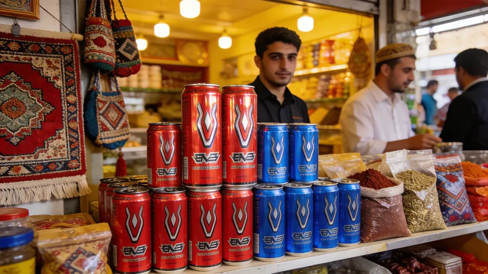 energy drink aluminum cans Kazakhstan retail market beverage brand case study