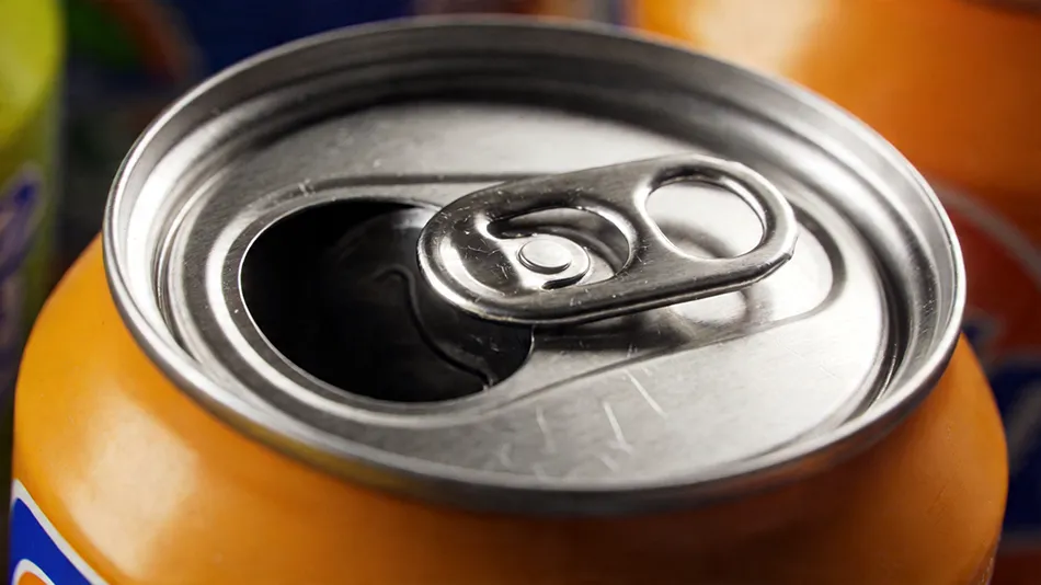 Close-up of premium matte finish and high-definition custom printing on craft beer aluminum cans by Baixi.