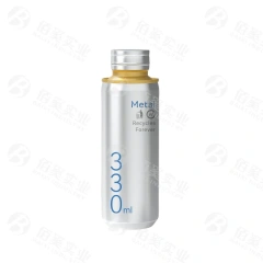 330ml Sleek Aluminum Can with Screw Cap | Resealable Beverage Can OEM