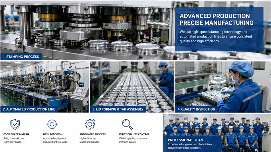 202 aluminum can lid manufacturing process