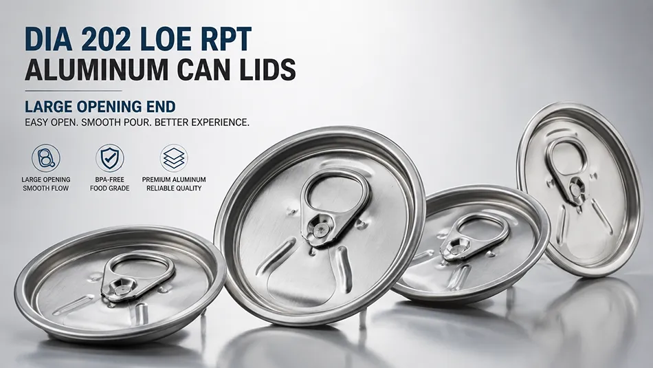 202 LOE RPT aluminum can lid manufacturer