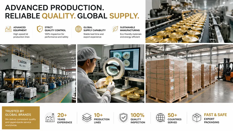 202 CDL RPT aluminum can lids manufacturing process & wholesale packaging
