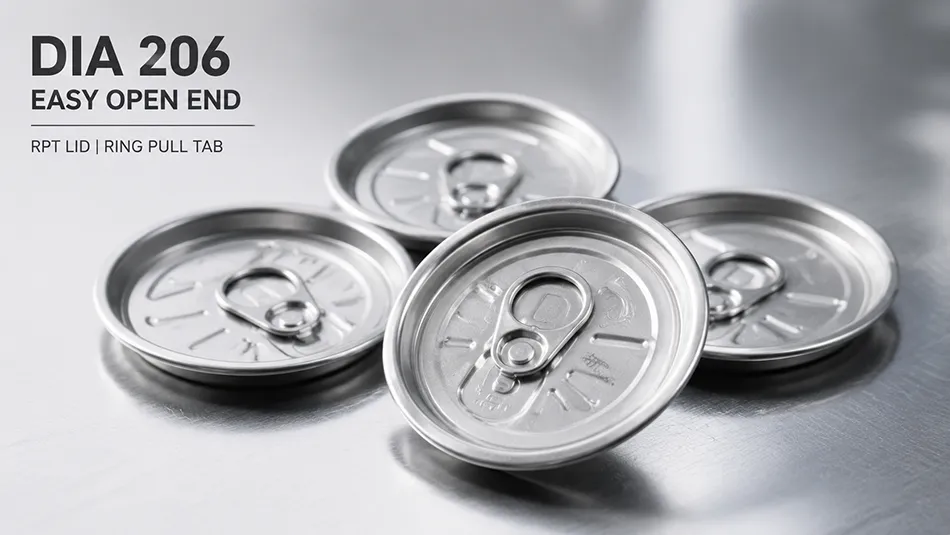 Dia 206 RPT aluminum can lid manufacturer