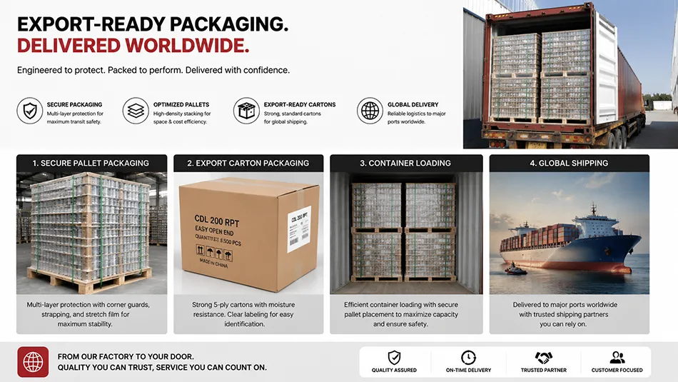 CDL 200 RPT aluminum can lids wholesale packaging