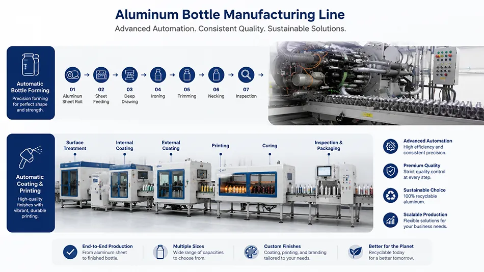 280ml aluminum beverage bottle manufacturing factory