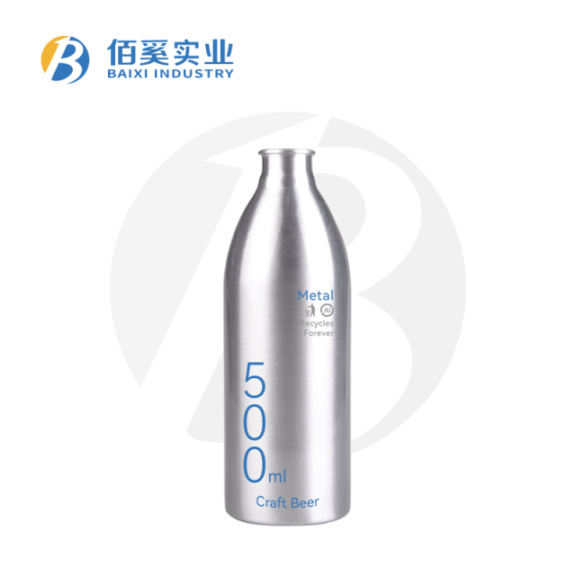 1000ml Aluminum Craft Beer Bottle Manufacturer | Custom Printed 1 Liter Aluminum Bottles