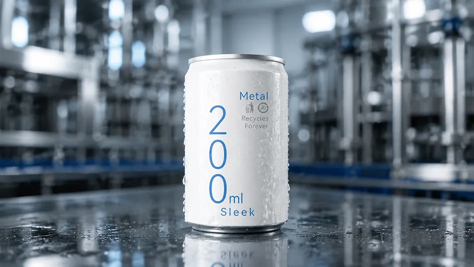 200ml sleek aluminum cans manufacturer for beverage packaging
