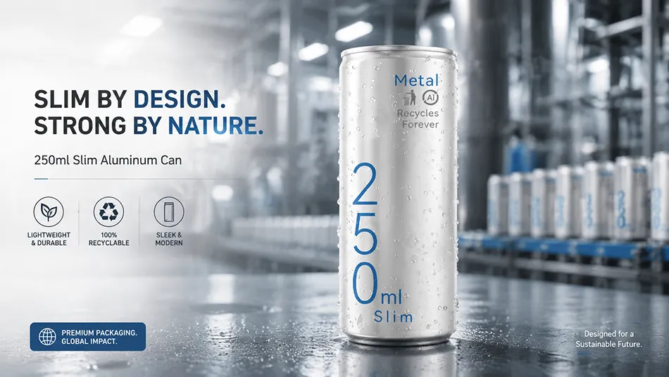 250ml slim aluminum can manufacturer custom printed beverage can supplier