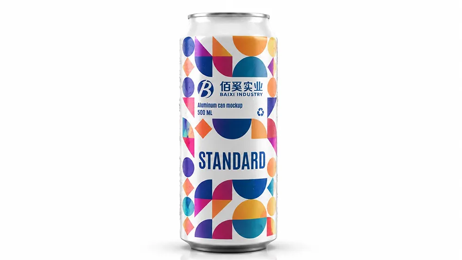 Digital printing 500ml aluminum can manufacturer for custom beverage packaging
