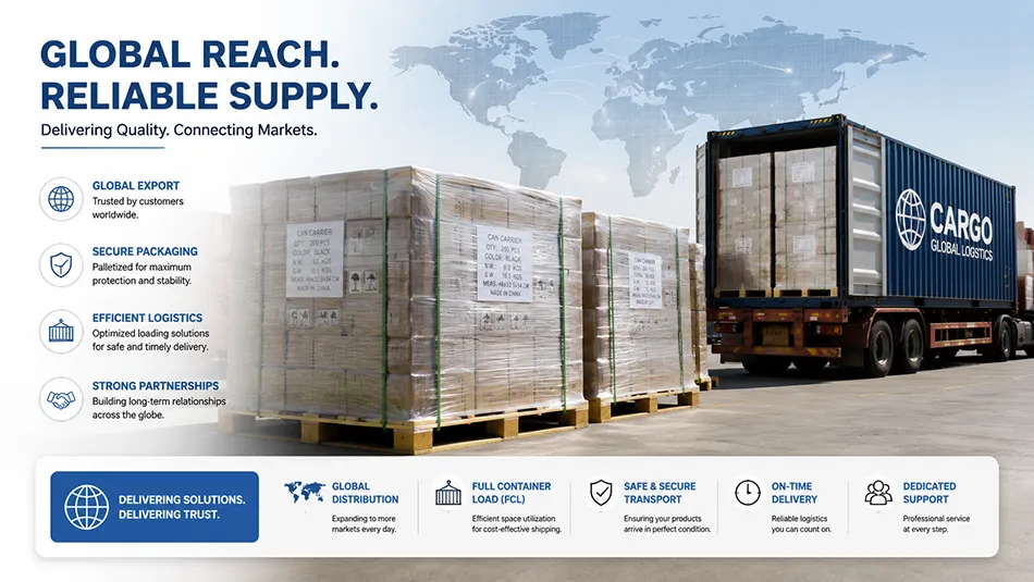 6 pack plastic can carrier supplier for global beverage packaging markets