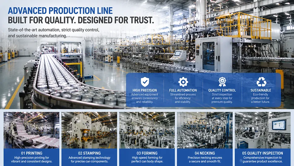 330ml aluminum beverage can manufacturing line OEM can factory in China