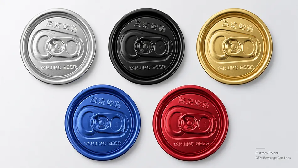 Custom Color 202 SOT Incised Aluminum Can Lids for Beverage Packaging