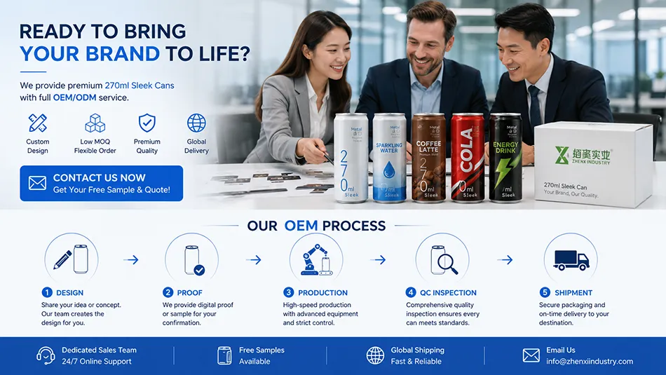 OEM aluminum can manufacturer in China for beverage brands