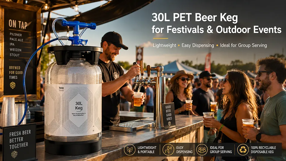 disposable beer keg for beer festival and outdoor events