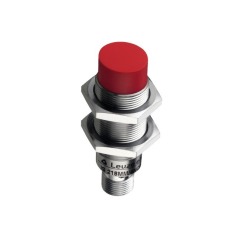 German Leuze inductive proximity switch model IS 218MM/2NC-8N0-S12