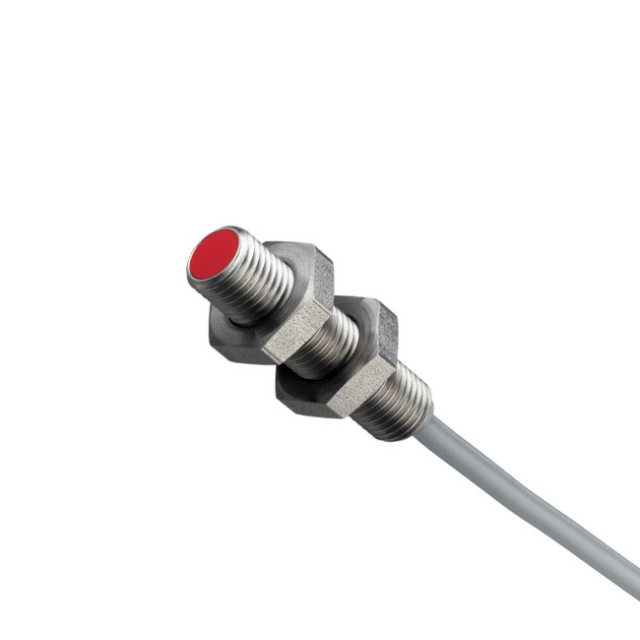 German Leuze inductive proximity switch model IS 208MM/4NO-2E0