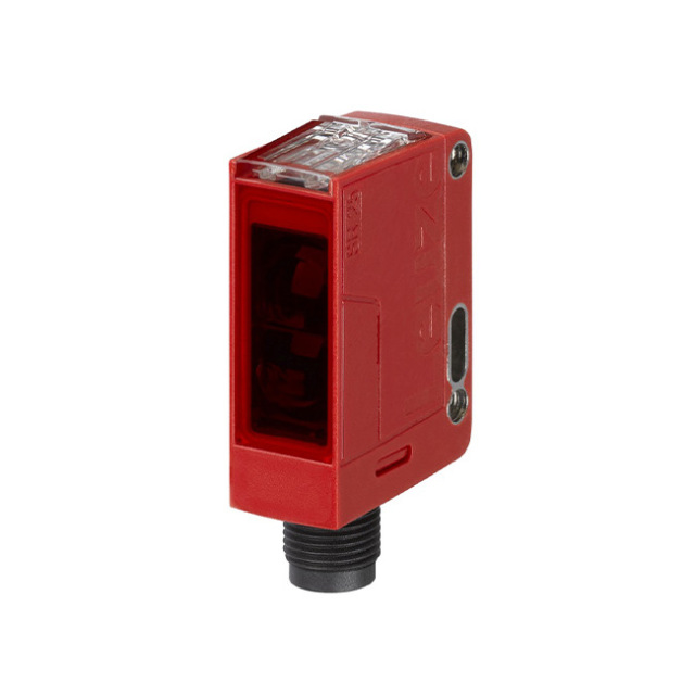 German Leuze mirror reflective photoelectric sensor model PRK25C/2N-M12