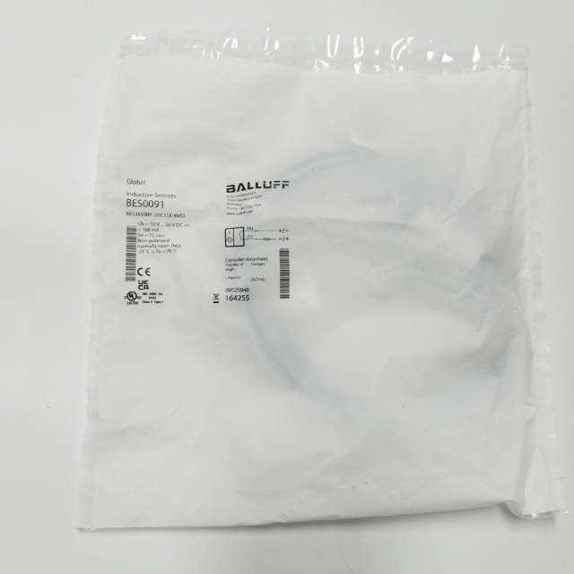 American Balluff Inductive Proximity Switch BES M30MF-USC15B-BV02
