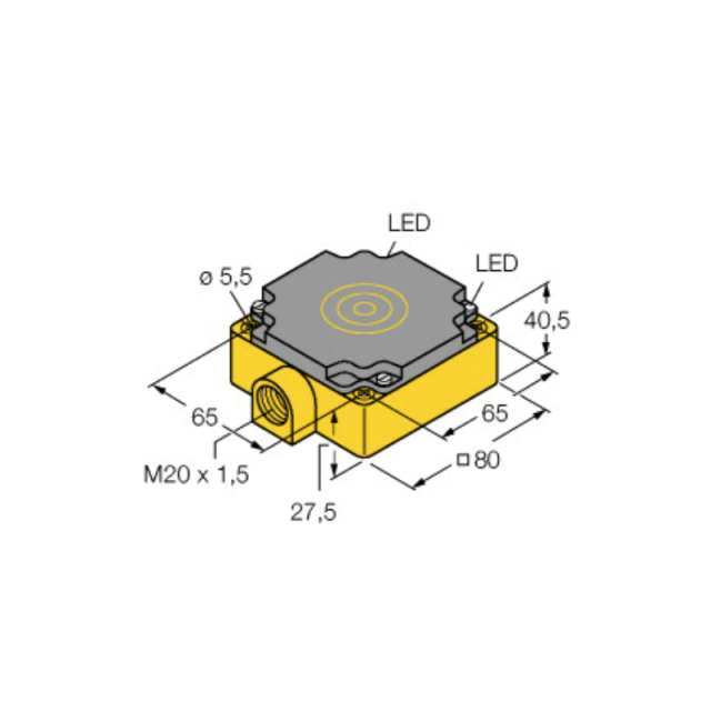 德国Turck传感器 NI40-CP80-FZ3X2