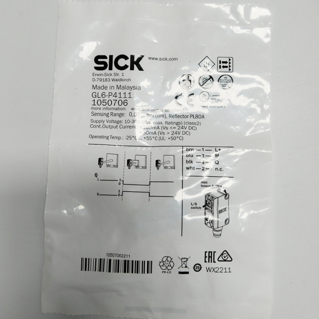 In Stock German SICK Photoelectric Sensor GL6-P4111