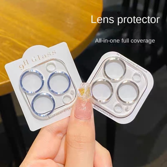 TEMPERED GLASS LENS PROTECTOR FOR IPHONE MULTICOLOR