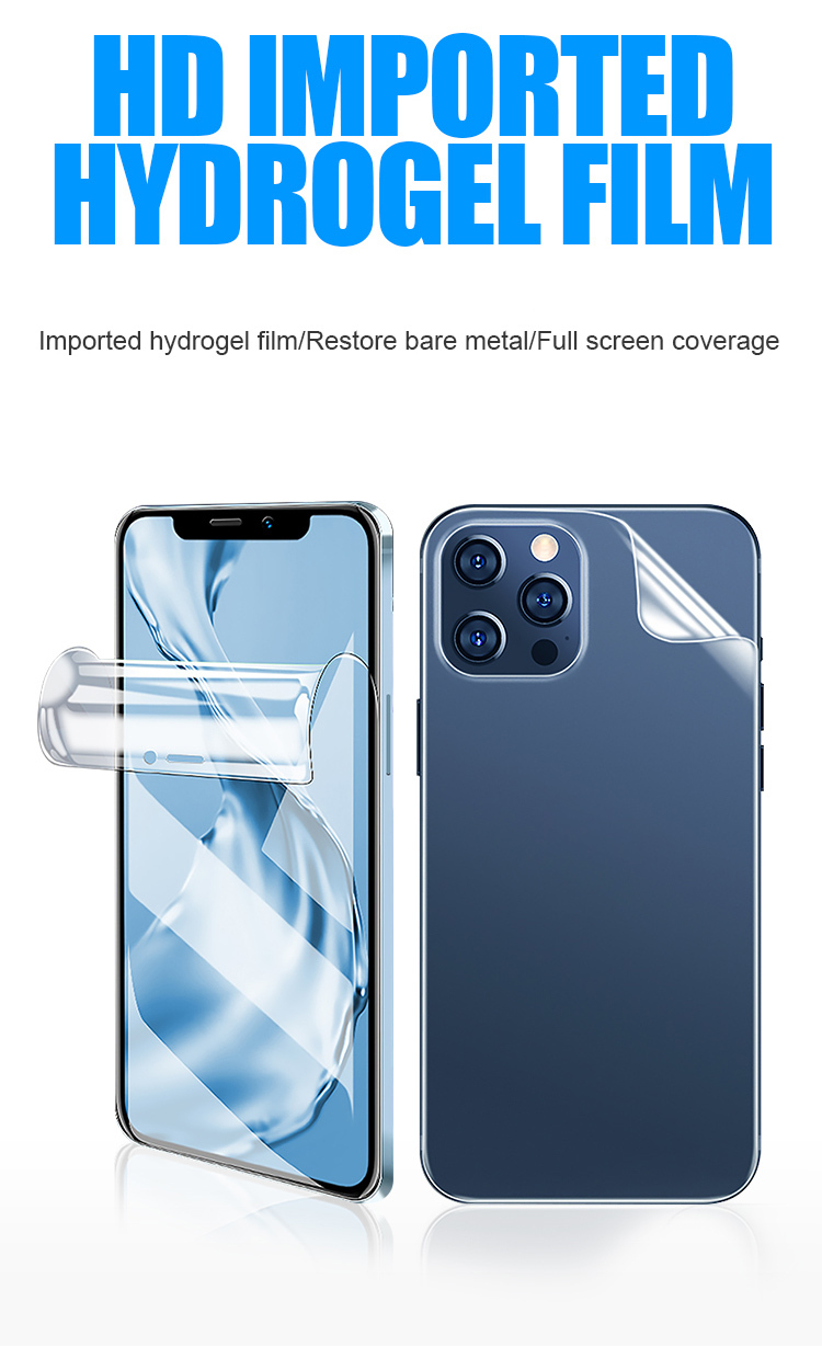 Best Price Waterproof Flexible Film TPU Hydrogel Film Screen Protector For mobile phone