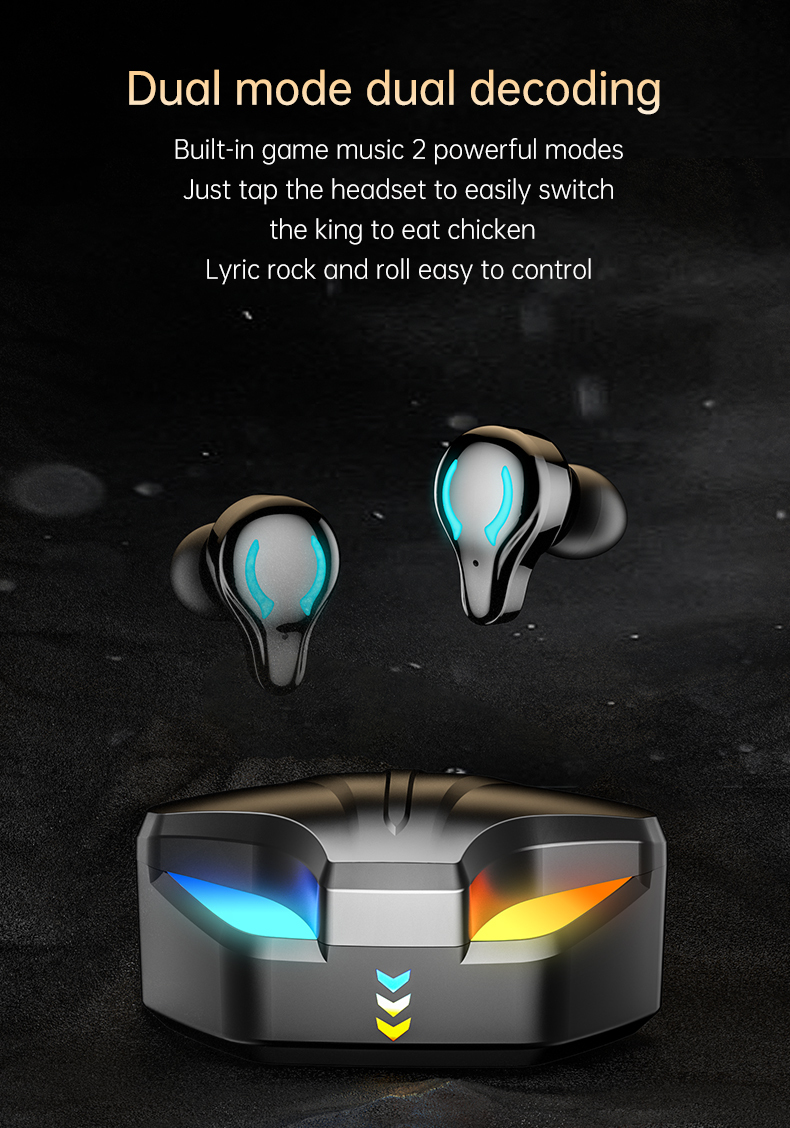 Retail Waterproof Best Quality Long Battery Cheapest Earbuds Wireless Running Black Ear Buds X1 Tws