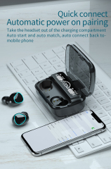 Tws M10 Wireless Earphone Sports Headset Waterproof 9d Hifi Sound Earbuds Audifonos