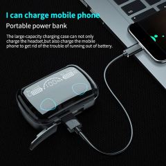 Tws M10 Wireless Earphone Sports Headset Waterproof 9d Hifi Sound Earbuds Audifonos