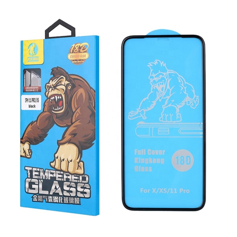 New Airbag Full Glue Screen Protector Vidrio Templado 18d Tempered Glass For Phone