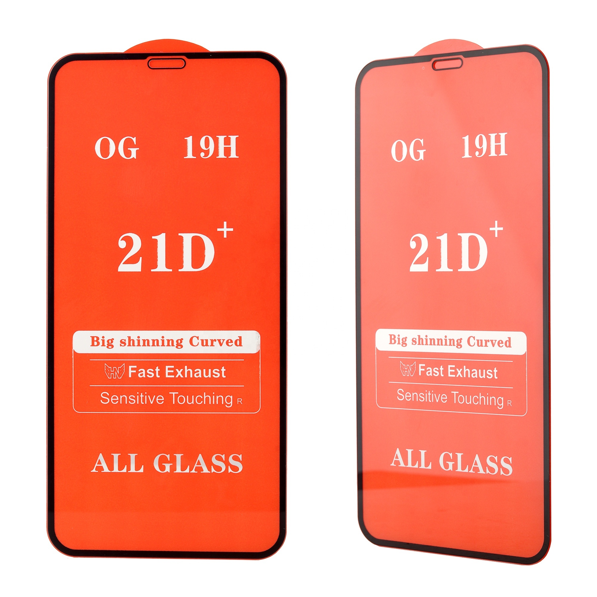 21D 9H Full Glue Cover mobile phone Screen Protector For iPhone Tempered Glass Film For iphone