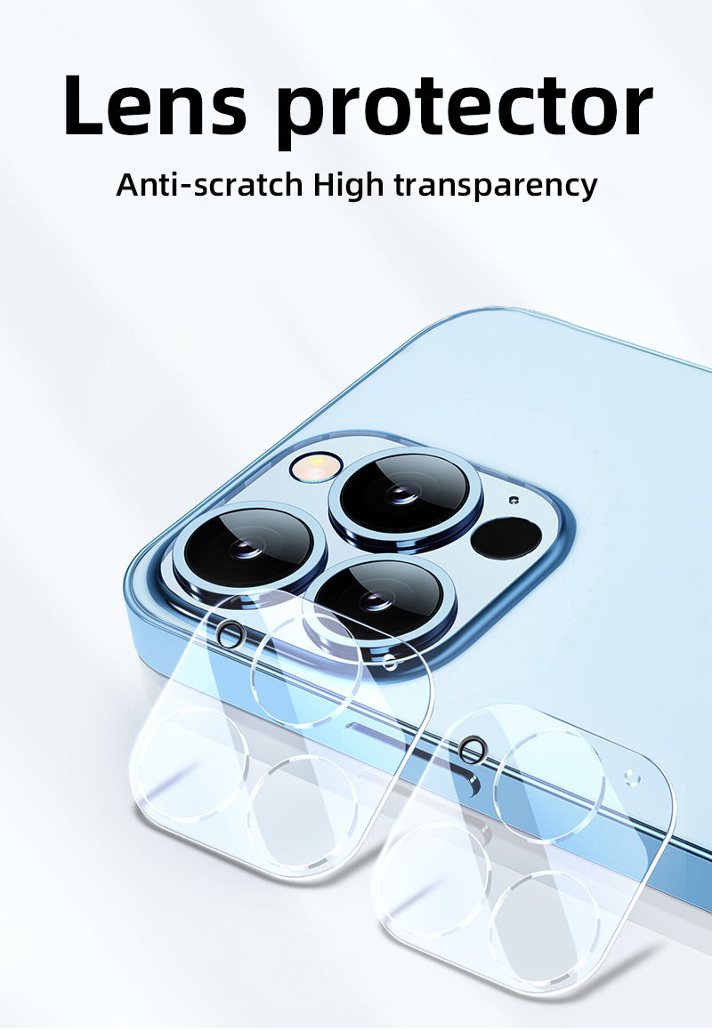 Camera Lens Glass Film Clear 9h Tempered Glass Camera Lens Screen Protector for iphone