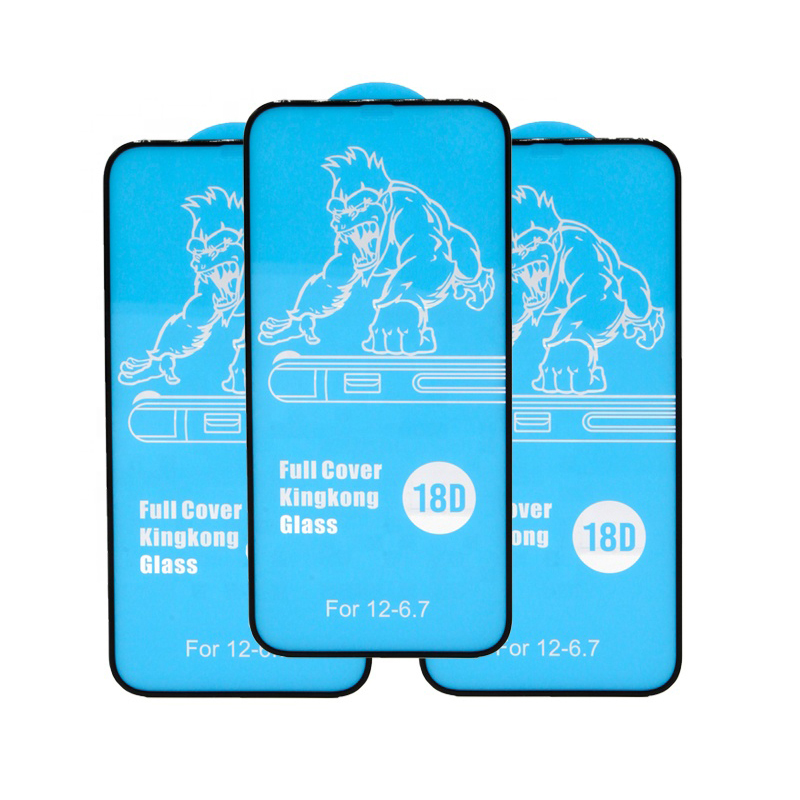 New Airbag Full Glue Screen Protector Vidrio Templado 18d Tempered Glass For Phone