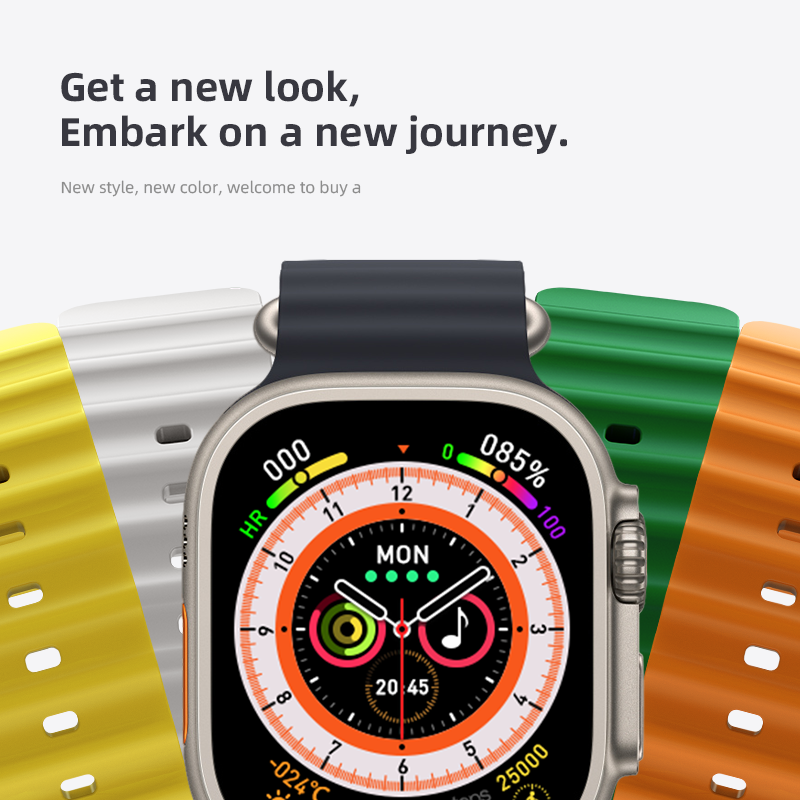 Best selling ZW8 Ultra Max smart watch series 8 ZW8 ultra Max energy watch BT call IP67 waterproof wireless charging HD screen