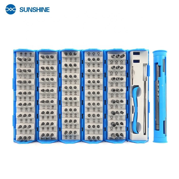 Sunshine SS-5120 128 In 1 Precision Screwdriver Set Magnetic Screwdrivers For Repair Mobile Phone