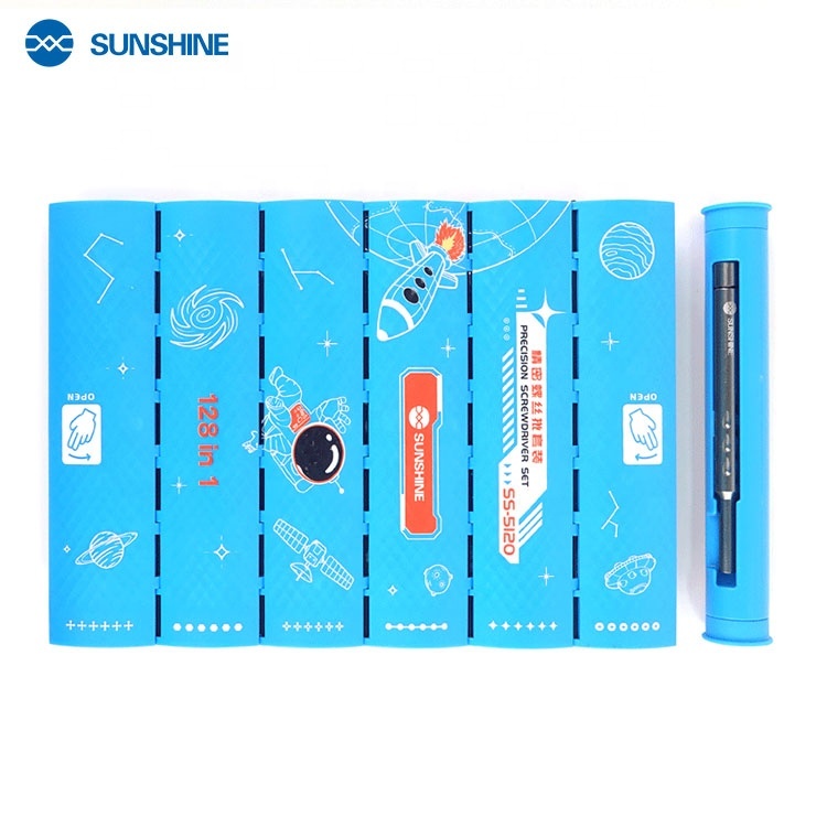 Sunshine SS-5120 128 In 1 Precision Screwdriver Set Magnetic Screwdrivers For Repair Mobile Phone
