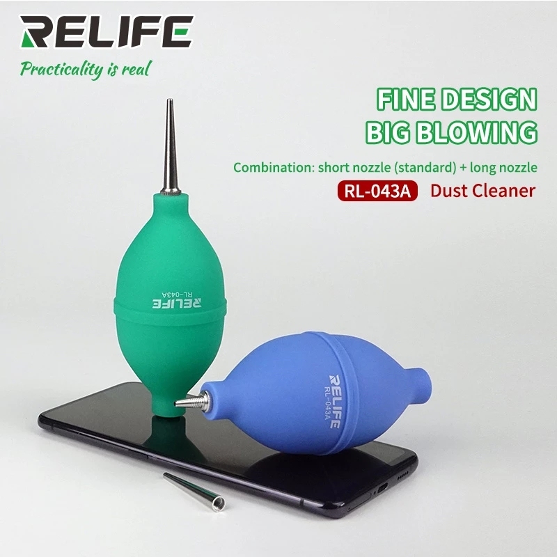 2 In 1 Phone Repair Dust Cleaner Air Blower Ball for Phone PCB PC Keyboard Dust Removing Camera Lens Cleaning Rl-043A Air Ball