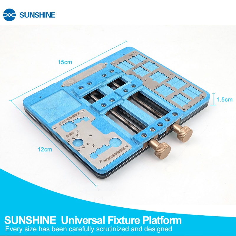 SUNSHINE SS-601J Universal Fixture platform Double Bearing Stable For IPhone PCB Mainboard BGA Repair Fixture Soldering Tool