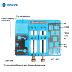 SUNSHINE SS-601J Universal Fixture platform Double Bearing Stable For IPhone PCB Mainboard BGA Repair Fixture Soldering Tool