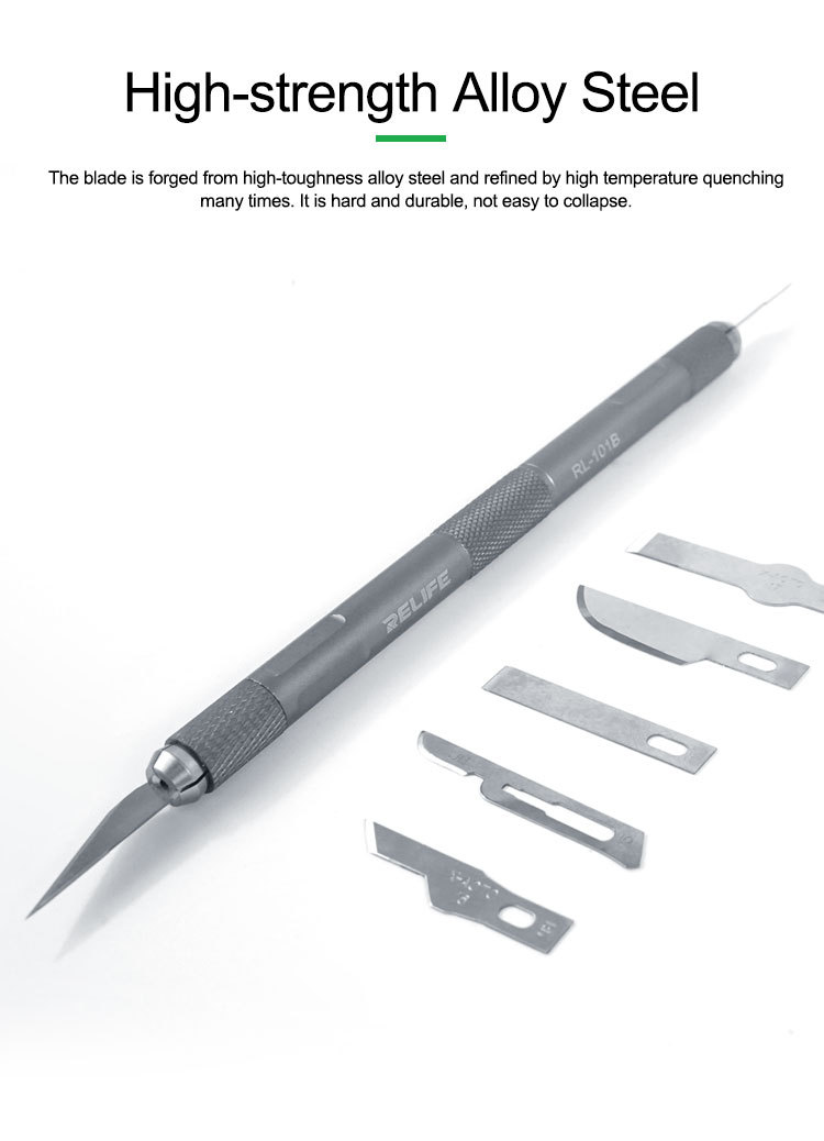 Relife RL-101B 8-in-1 carver IC glue removing tools