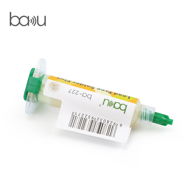 cBAKU ba-227 Electric Repairing Lead-free Syringe Shape Insulating Soldering Flux PCB BGA IC Welding Repair Tools Solder Flux