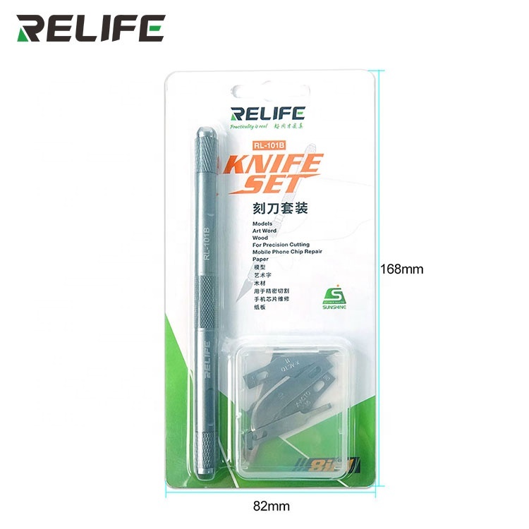 Relife RL-101B 8-in-1 carver IC glue removing tools