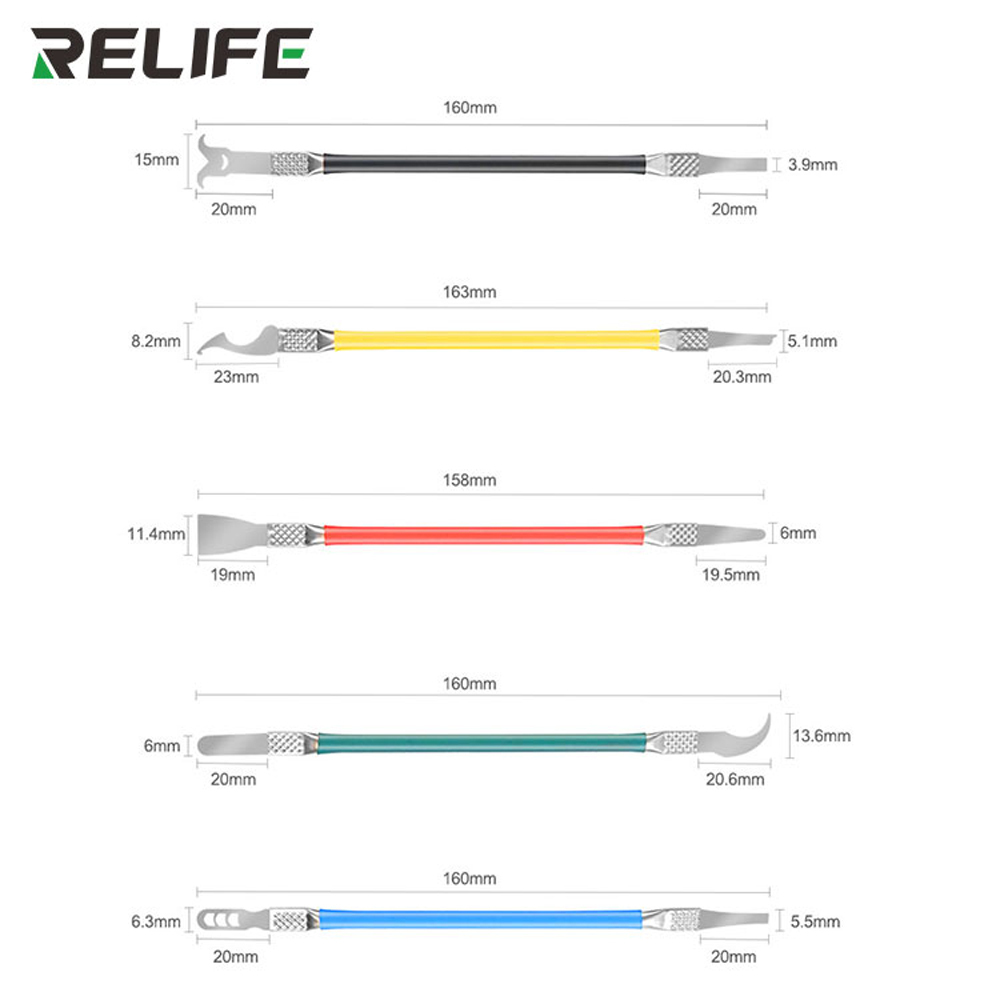 RELIFE RL-049B CPU glue removal Crowbar set for disassemble the CPU