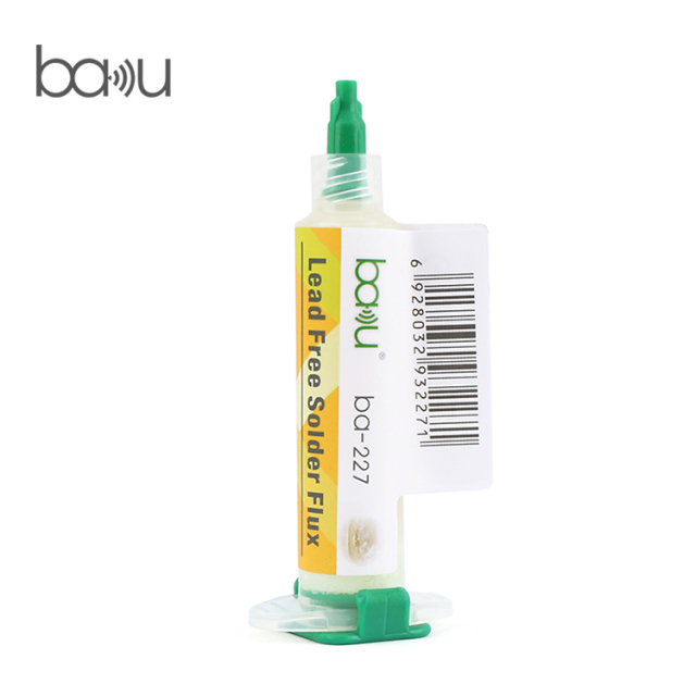 cBAKU ba-227 Electric Repairing Lead-free Syringe Shape Insulating Soldering Flux PCB BGA IC Welding Repair Tools Solder Flux