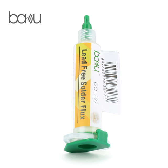 cBAKU ba-227 Electric Repairing Lead-free Syringe Shape Insulating Soldering Flux PCB BGA IC Welding Repair Tools Solder Flux